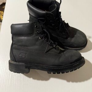 Timberland Black Leather Boots